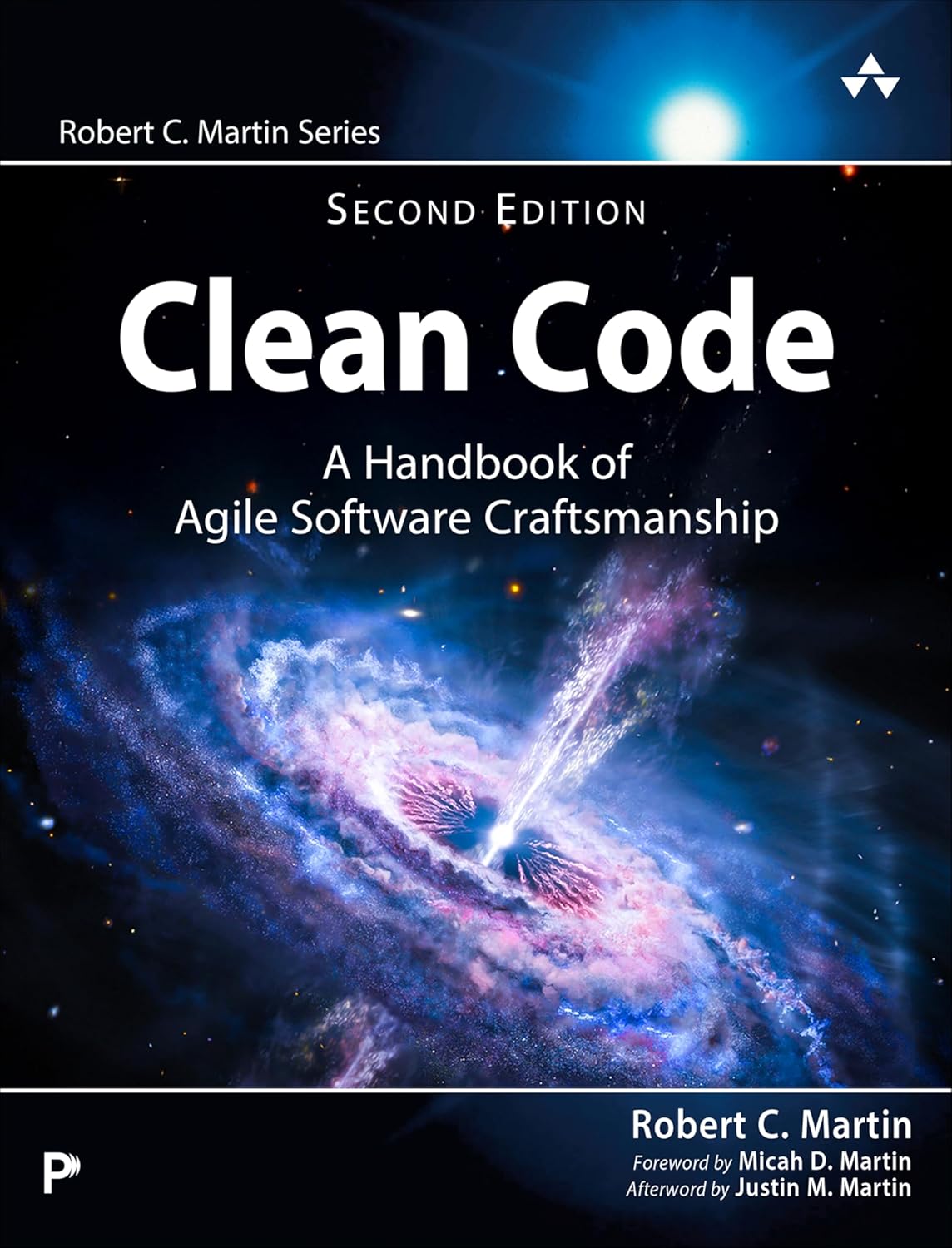 Book cover: Clean Code, A Handbook of Agile Software Craftsmanship, Second Edition by Robert C. Martin.